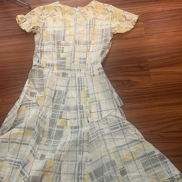 Custom made Lemon Plaid Summer Dress - Picture 13 of 13